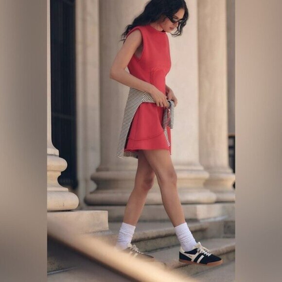 NWT Size XL - Daily Practice by Anthropologie Pintuck Mini Dress - Picture 1 of 15